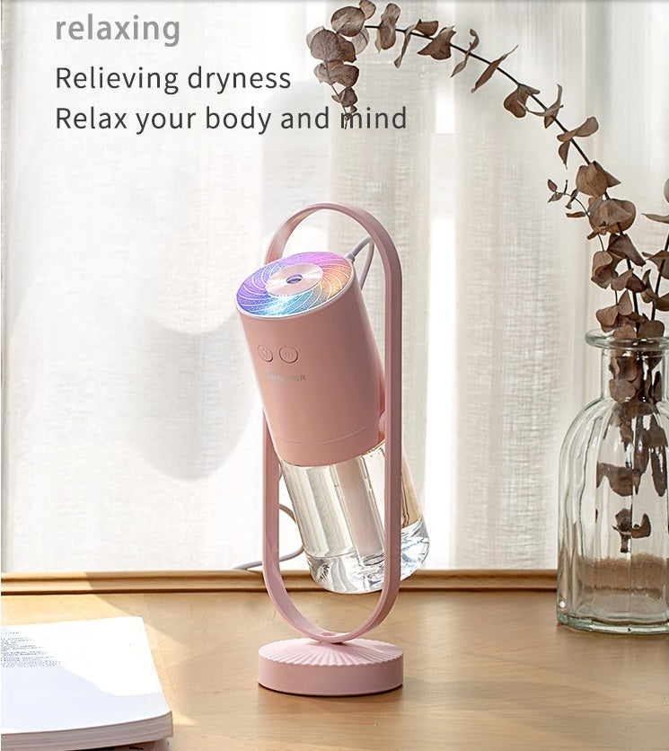 Magic Shadow USB Ultrasonic Humidifier – Projection Night Light for Home & Desk