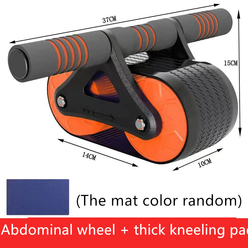 Double-Wheel Ab Roller with Automatic Rebound – Core & Abdominal Trainer