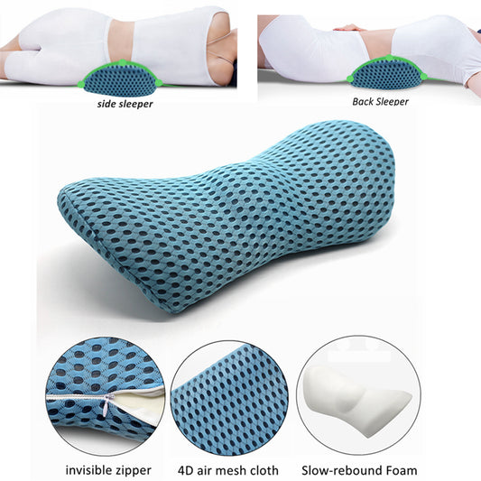 Lumbar Support Pillow – Side Sleepers & Pregnancy Relief Cushion
