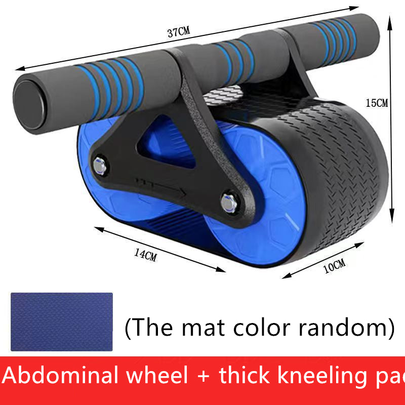 Double-Wheel Ab Roller with Automatic Rebound – Core & Abdominal Trainer