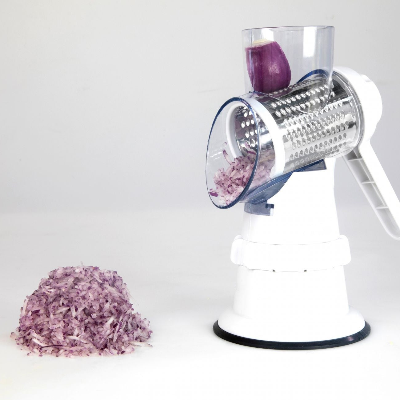 3-in-1 Manual Vegetable Slicer – Compact Kitchen Grater & Chopper