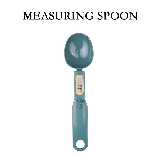 Multifunctional Kitchen Measuring Spoon Scale – 500g/0.1g Digital Electronic Spoon with Removable Head for Easy Cleaning