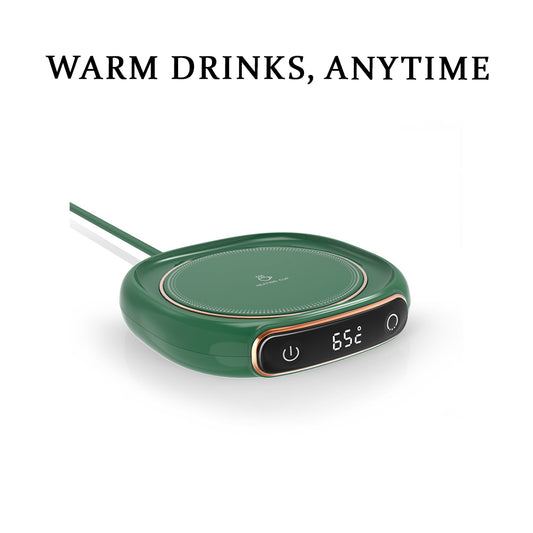 USB Coffee Mug Warmer – Constant Temperature Desk Coaster for Hot Drinks